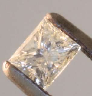 loose GIA certified princess .50ct diamond VS2 L vintage estate 