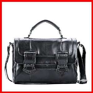 PU Leather Purse Shoulder Messenger Bag Handbag Tote Vintage Briefcase 