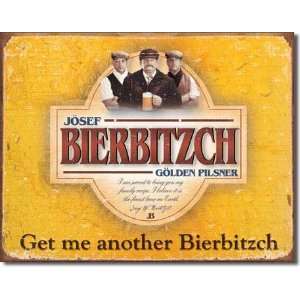  Tin Sign Bierbitzch   Logo by unknown. Size 12.50 X 16.00 