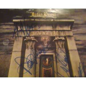  Judas Priest Sin After Sin Autographed Record Album 