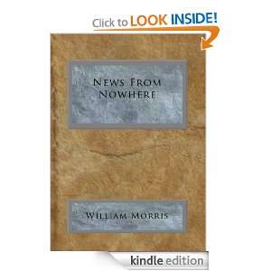 News From Nowhere William Morris  Kindle Store