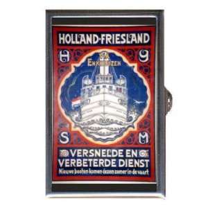 Ocean Liner Holland Poster Coin, Mint or Pill Box Made in USA