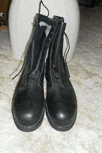 Addison Shoe Co. Black Combat Boots 9.5R New  