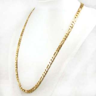 245.5mm20g RARE 18K YELLOW GOLD GEP SOLID GP NECKLACE  