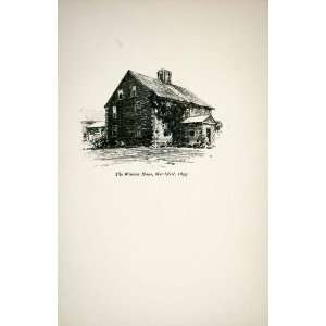   Clarence White Sketch Art   Original Halftone Print