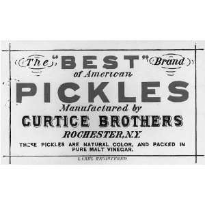  Best American Pickles,Curtice Brothers, Rochester,NY