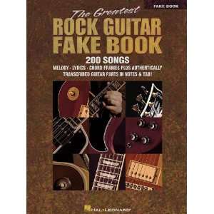   Rock Guitar Fake Book [Plastic Comb] Hal Leonard Corp. Books