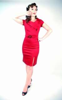NWT Heartbreaker Fashion Vanessa Wiggle Dress Red Hot  