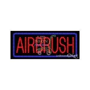 Airbrush LED Sign 11 inch tall x 27 inch wide x 3.5 inch deep outdoor 