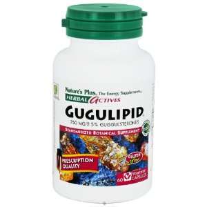  Natures Plus Gugulipid 750 mg   60 Vegetarian Capsules 
