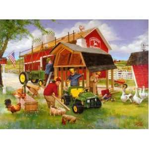  Great American Puzzle Factory John Deere Country Chores 