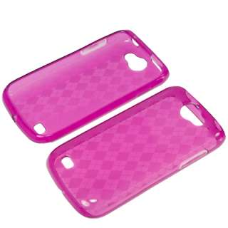 Crystal Purple Gel Skin Cover Case For T Mobile Samsung Exhibit II 4G 