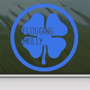  Flogging Molly Blue Decal Irish Band Truck Window Blue 