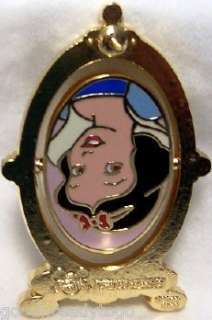 BACK OF PIN SHOWING SNOW WHITE BACK OF PIN SHOWING WICKED QUEEN
