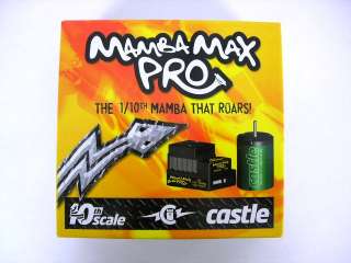 Castle Creations 1/10 Mamba Max Pro ESC 6900 Motor New  