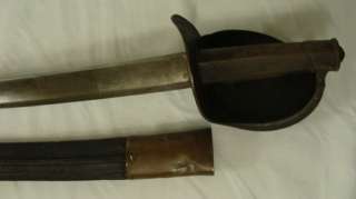 Rare Mid 19th Century French Naval Navy Cutlass Sword  
