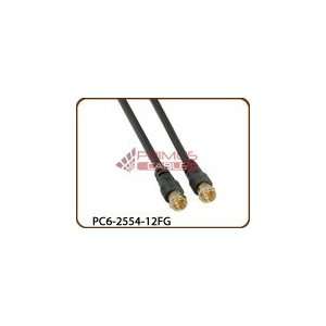  RG6 Coax Cable Jumper F type Connector Gold Plated Brass 