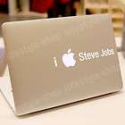 Macbook decal/skin Steve Jobs Apple Overlay 11 13 15 17  