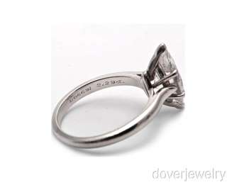   Co. 2.29ct Diamond G VVS Engagement Platinum Ring $70,000.00 NR  