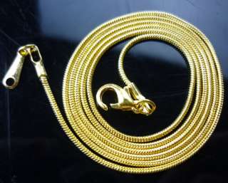 10pcs Wholesale Gold Snake Chain Necklaces 24  