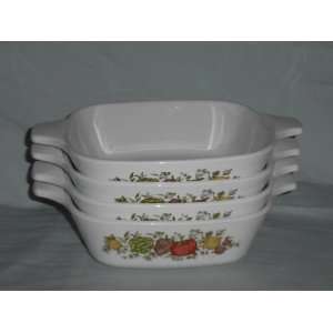 Set of 4   Vintage Corning Ware  Spice of Life  Individual 