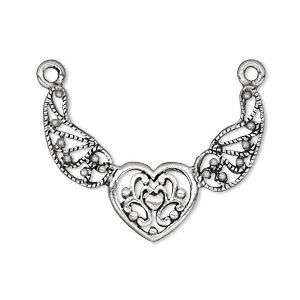Wholesale Lot Heart Steampunk Pendant Pewter Jewelry 3  