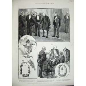  1889 Burlington House Scientific Novelties Men Table