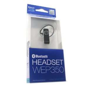  Samsung WEP350 WEP 350 Bluetooth Headset Black in Retail 