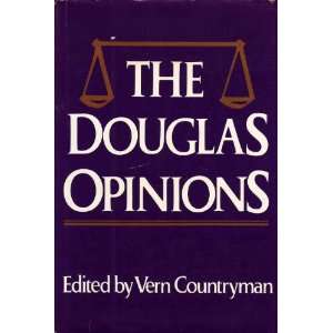 The Douglas Opinions Vern Countryman  Books