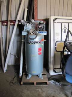 Caisons 60gal 5hp Single Stage Vertical Tank Air Compressor 230VAC 