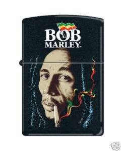 Bob Marley Smoking marijuana Zippo Cigarette Lighter  
