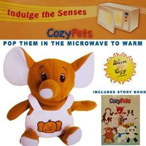  Cozy Pets The Microwavable Plush Toy with Bedtime Story Book 