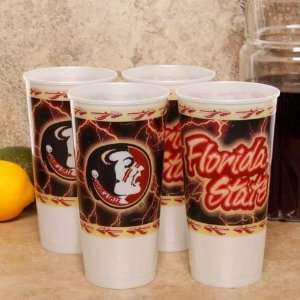   Seminoles (FSU) 4 Pack 24oz. Plastic Souvenir Cups