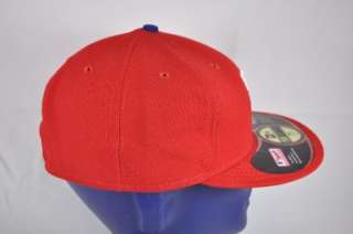NEW ERA TEXAS RANGERS RED BLUE WHITE WORLD SERIES LOGO FITTED HAT 7 7 