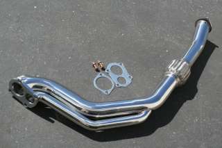 Brand New Full Stainless Downpipe With Dual Outlet & Flex Section
