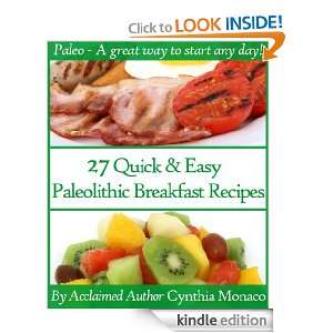   Breakfast Recipes Cynthia Monaco  Kindle Store