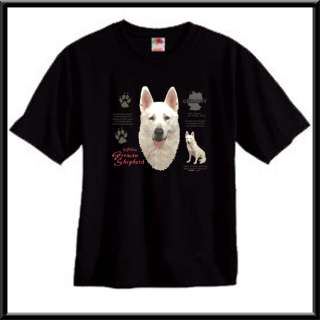 White German Shepherd Dog Origin T Shirt S,M,L,XL,2X,3X  