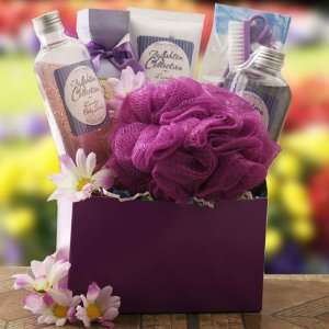 Tickle Me Purple Spa Gift Basket  Grocery & Gourmet Food