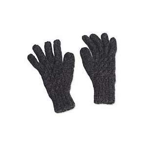  NOVICA 100% alpaca gloves, Lush Gray Health & Personal 