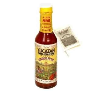 Yucatan Sunshine Habanero Pepper Sauce 5 Grocery & Gourmet Food
