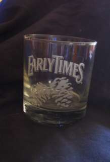 Early Times Kentucky Bourbon   Whiskey   on the rocks glass    