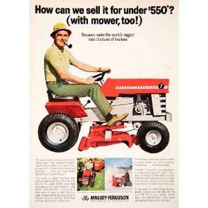   Iowa 7 Tractor Pipe Advertisement Grass   Original Print Ad Home