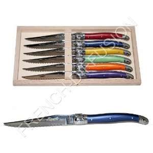   family color table flatware/cutlery setting for 6 people   with
