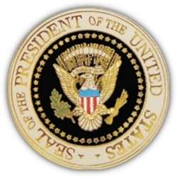 SEAL OF THE PRESIDENT OF THE UNITED STATES LAPEL PIN  