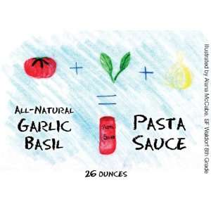 Alanas All Natural Waldorf Garlic & Basil Pasta Sauce, 25 Oz.  