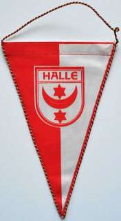 Germany flag of sport & football club HALLE 1970s  