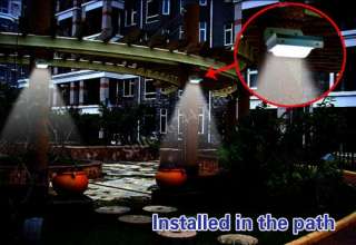 Sound sensor outdoor Solar 16SMD wall mount garden light NEW  