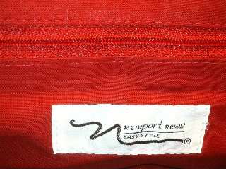 89 Womens Handbags Newport News Red Leather  