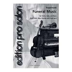  Funeral Music Album for Piano Trio/Salon Ensemble Musical 