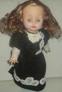 Vtg 1981 HORSMAN Girl Doll 15 dressed MARK on cheek  